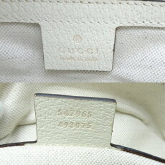 Gucci Backpack Daypack GG Supreme Flower Beige - Picture 7 of 9